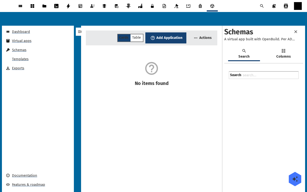 Relation editor